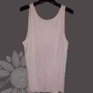 Beige, Zenana Ribbed Tank
